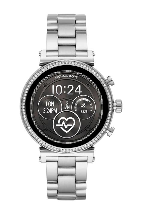 Michael Kors MKT5061 Silver Smartwatch 41mm (Gen 4)